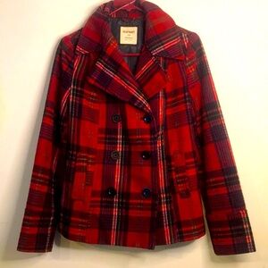 Old Navy Plaid Jacket Grunge Style